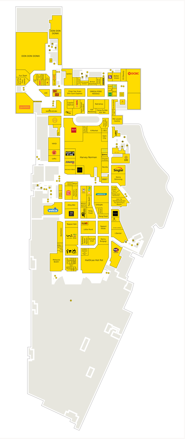 Northpoint City directory map floor plan